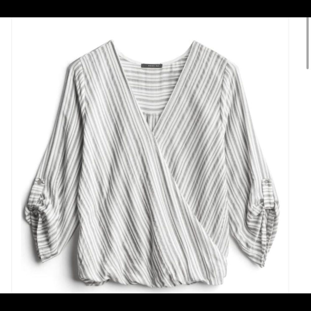 NWT West Kei striped blouse